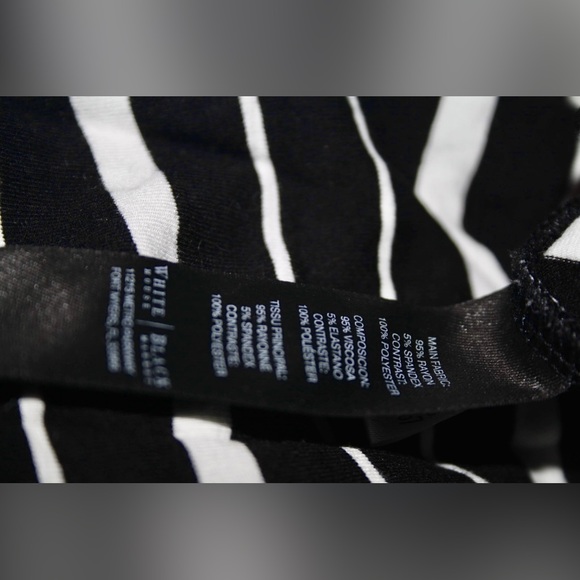 White House - Large Dress - Black/White - Picture 3 of 3